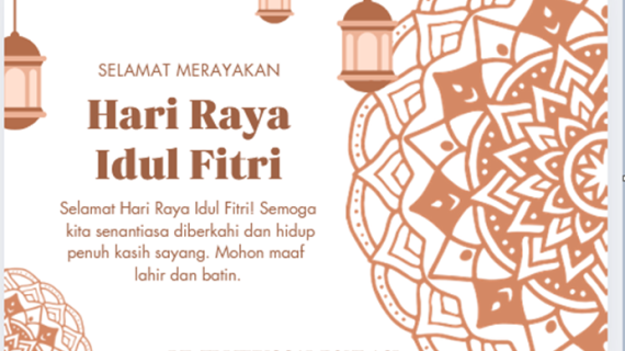 Selamat Hari Raya Idul Fitri 2025